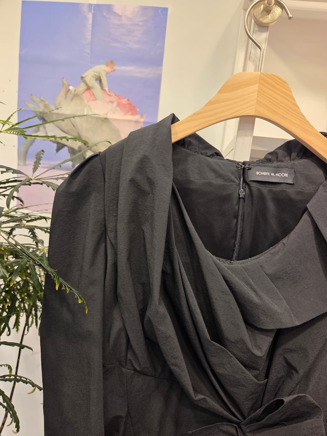 봄빅스엠무어 셔링 리본 원피스 상품이미지2