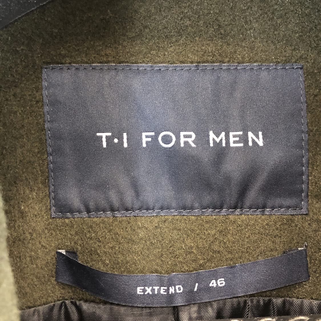 티아이포맨 캐시미어 더블 브레스티드 오버코트 95 카키  상품이미지6