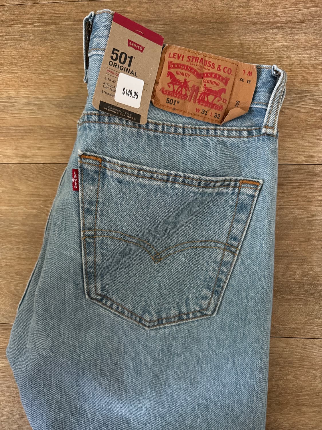 리바이스 연청 새상품 W31 L32 상품이미지3