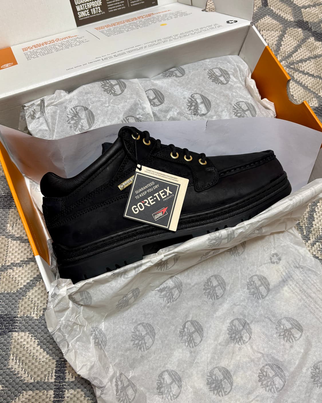 (280) 팀버랜드 헤리티지 미드 레이스 고어텍스 부츠 블랙 상품이미지2