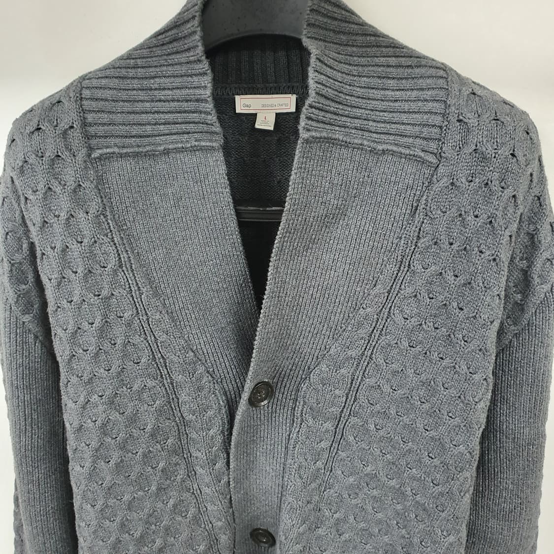 유럽 GAP 갭 고급니트 가디건  L 상품이미지5