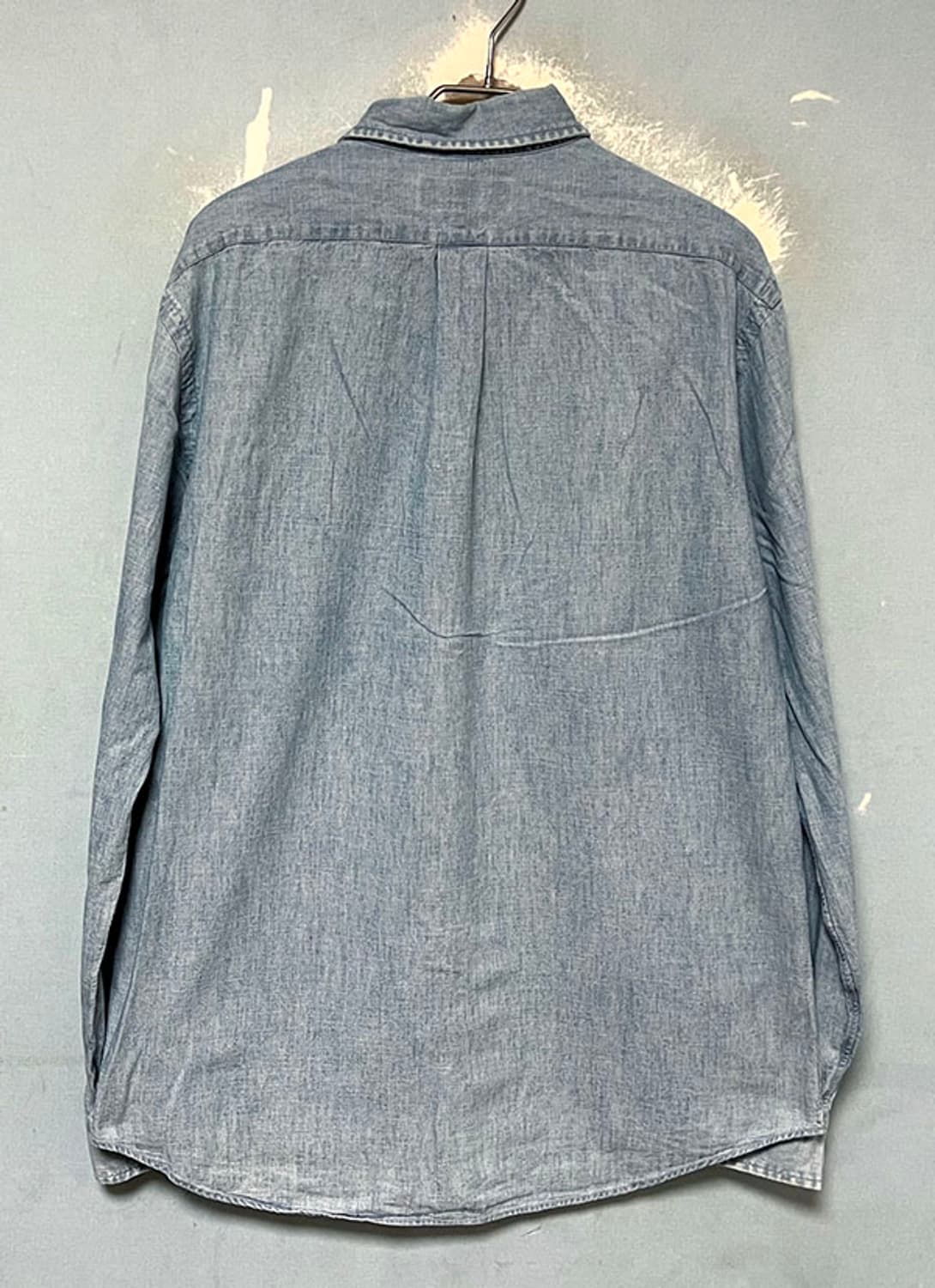 POLO 폴로 남자 샴브레이 데님셔츠 청남방 춘추 신형 캐주얼 L 100 상품이미지2