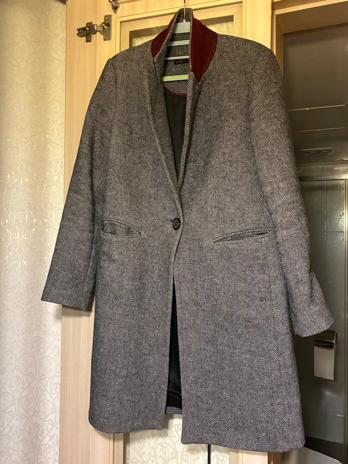 자라 헤링본 코트 상품이미지1