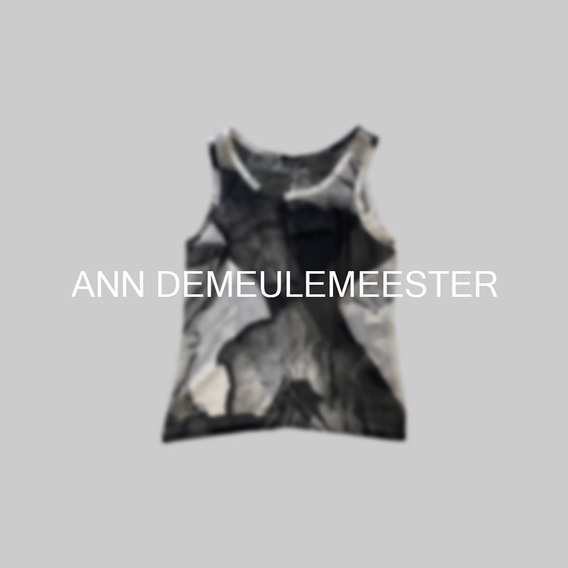 앤드뮐미스터 실크 프린팅 탱크탑 상품이미지1