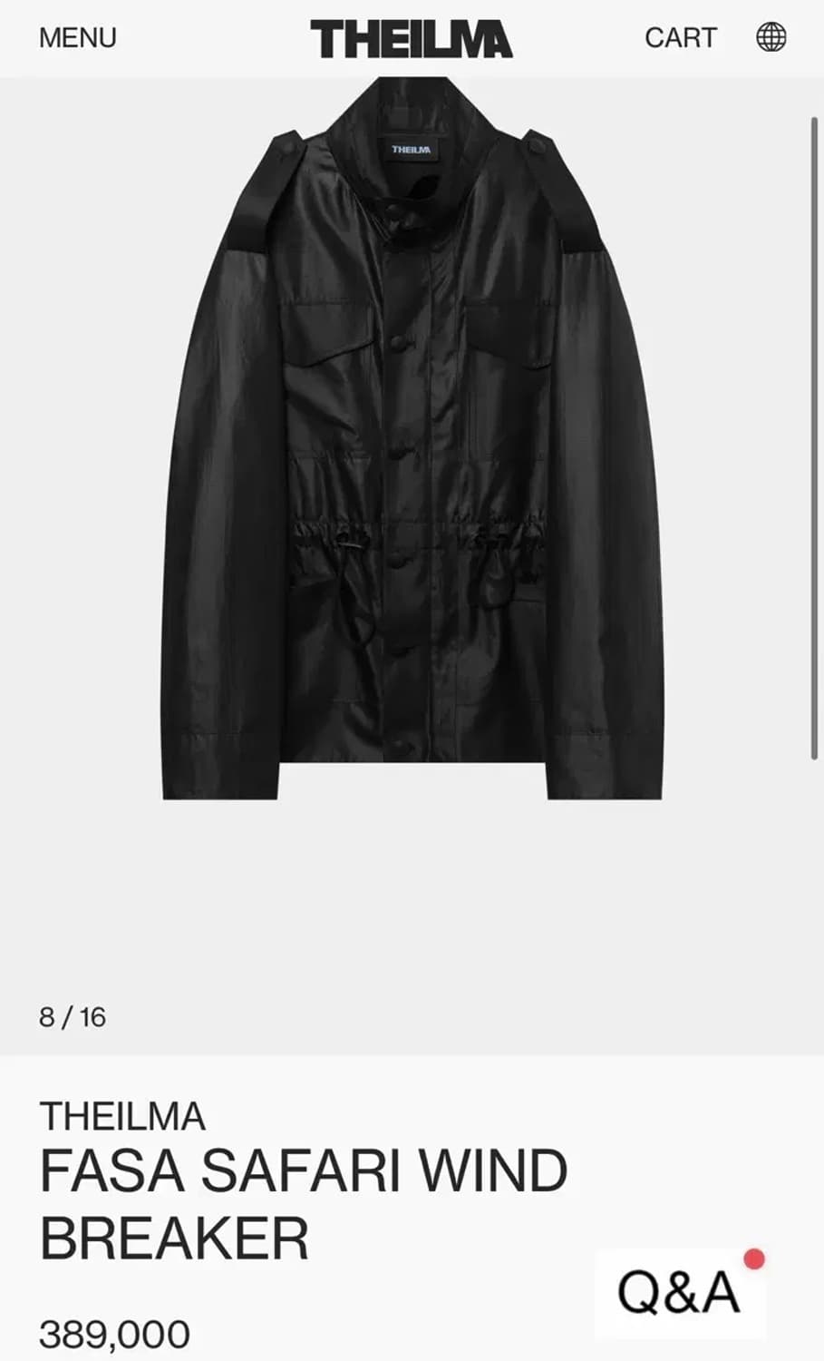 더일마 사파리 윈드 브레이커 자켓 상품이미지7