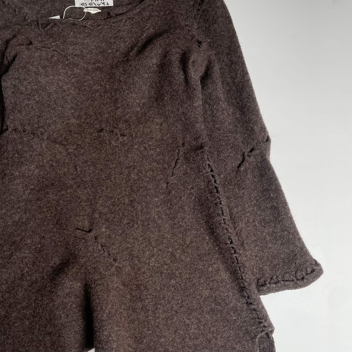 Yoshiki hishinuma 핸드메이드 울 블렌드 매듭 니트 상품이미지4