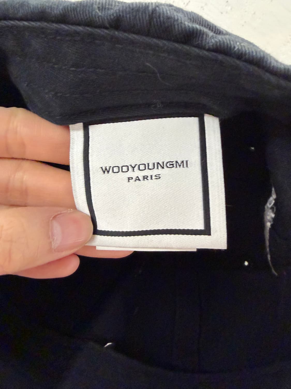 우영미 블랙 볼캡 상품이미지5