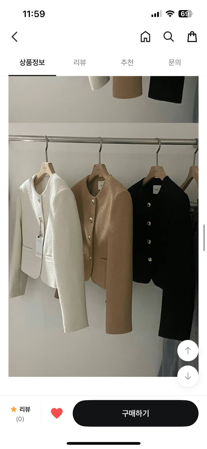 블랙 트위드자켓 상품이미지4