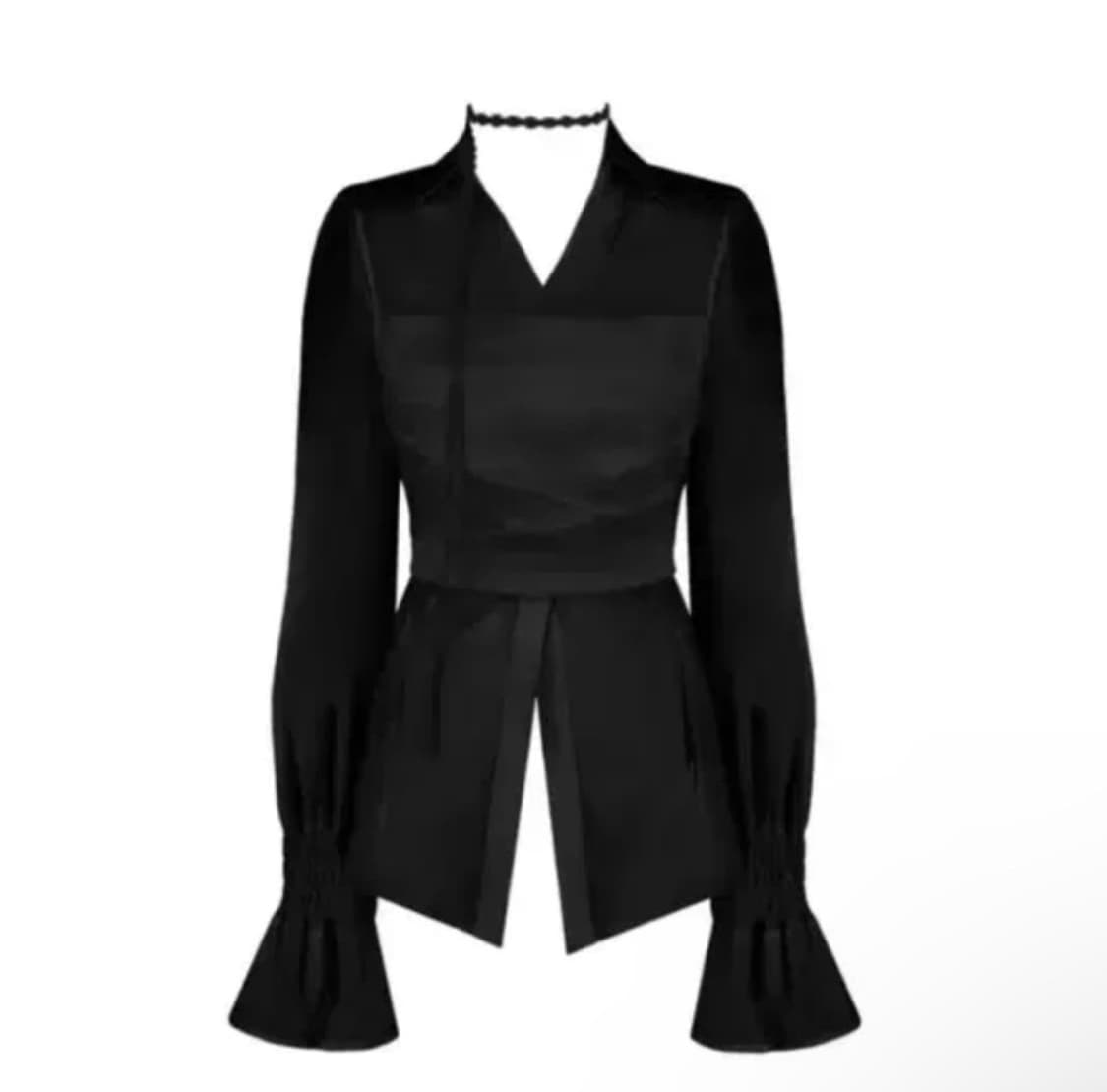 클리시어(코프) soap blouse set [black] 상품이미지1