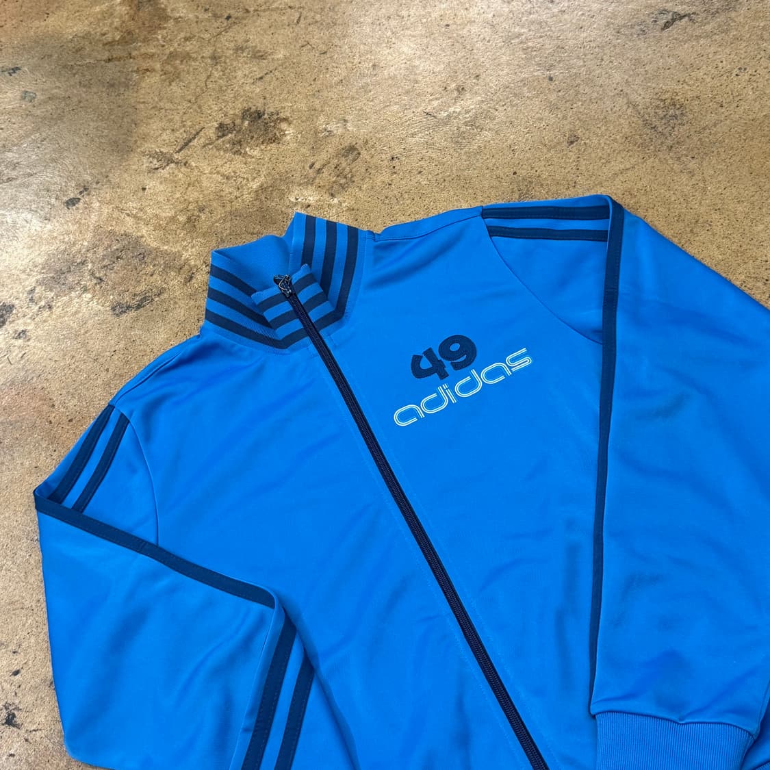 [정품/90] 아디다스 49 블루 트랙탑 져지 b18 상품이미지1