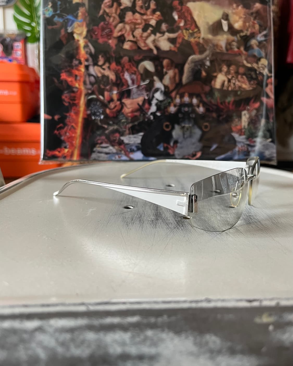 90-00s Old FENDI Rimless Sunglass 상품이미지4