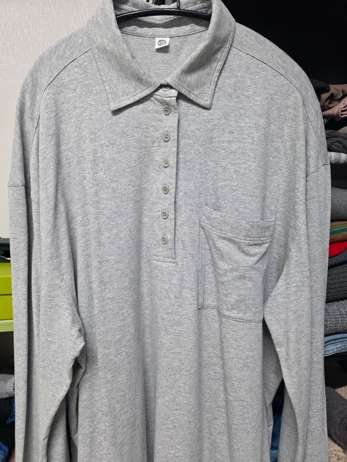 에토스 pk셔츠 그레이 상품이미지3