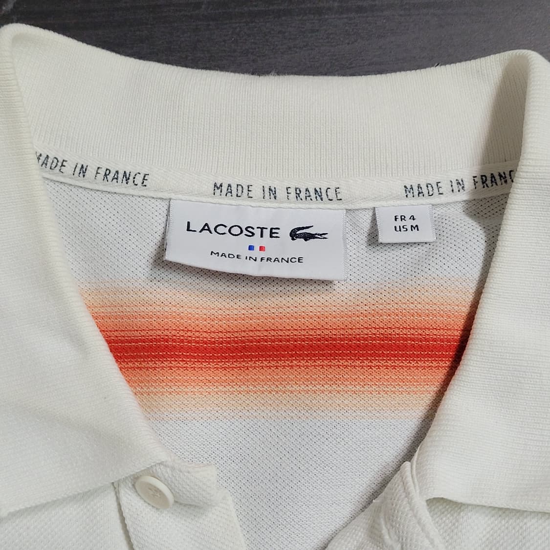 G665 [100] 라코스테 Made in France 반팔 카라티 상품이미지5