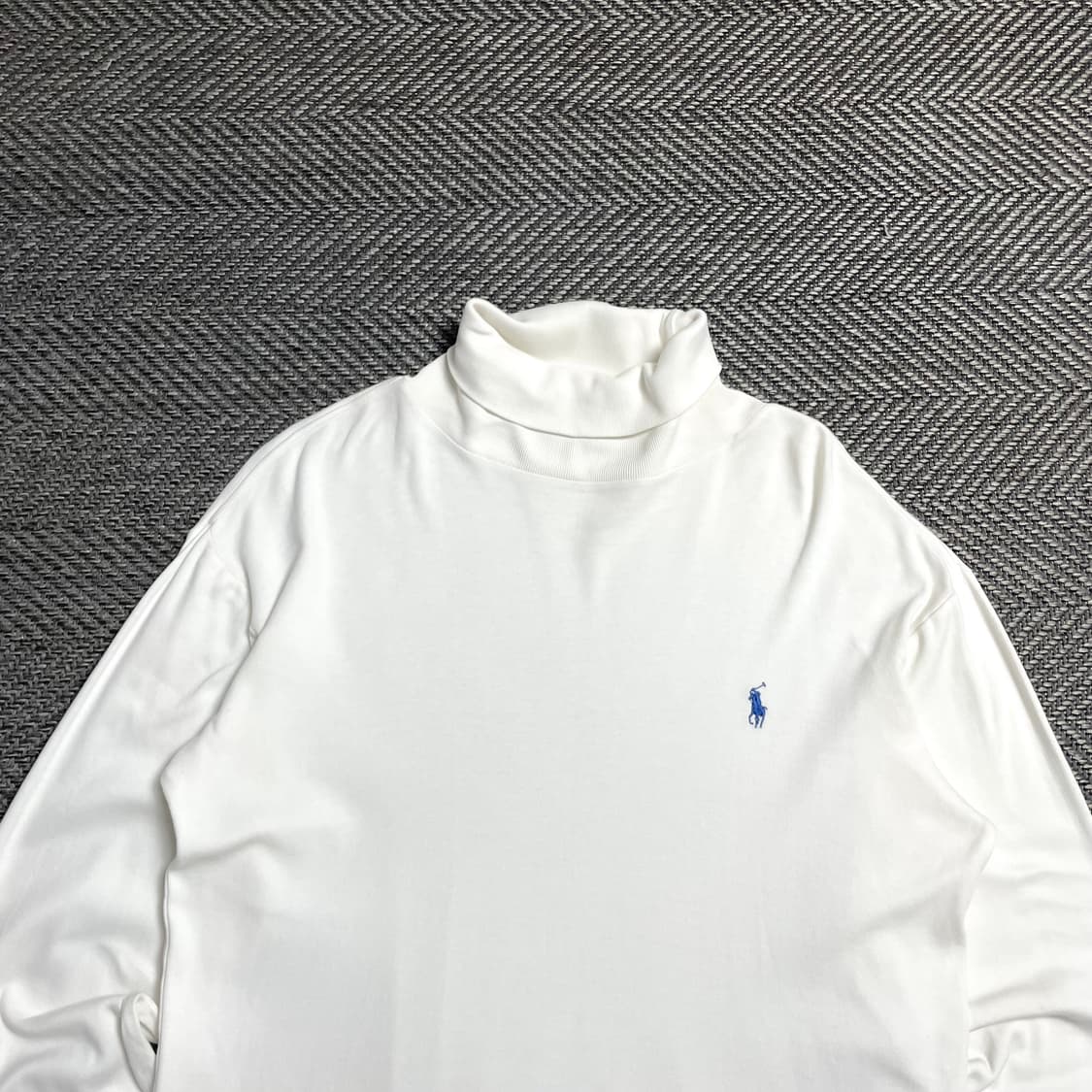 폴로 랄프로렌 포니 터틀넥 긴팔 티셔츠 화이트y 5364 상품이미지3