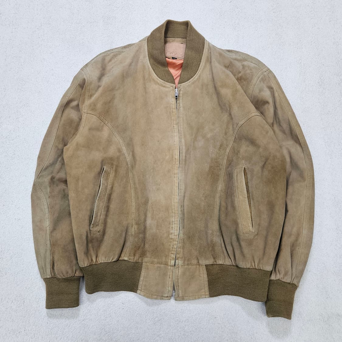 빈티지 스웨이드 봄버 자켓 상품이미지1