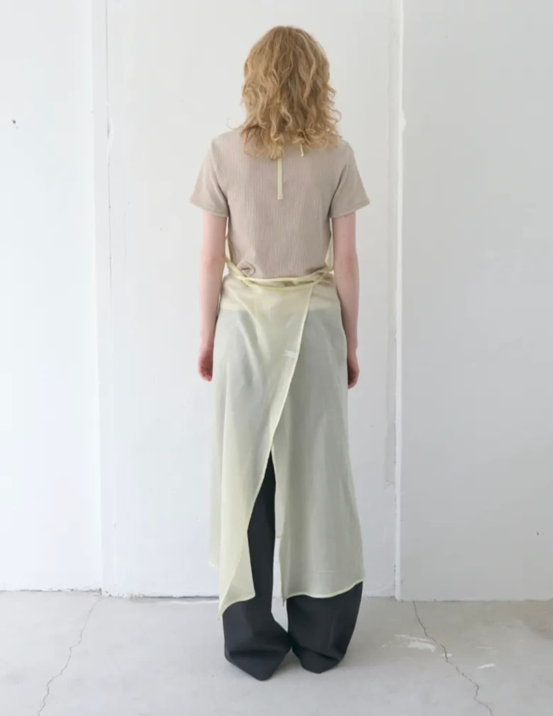 포저 홀터 맥시 레이어드 드레스 새상품 상품이미지2