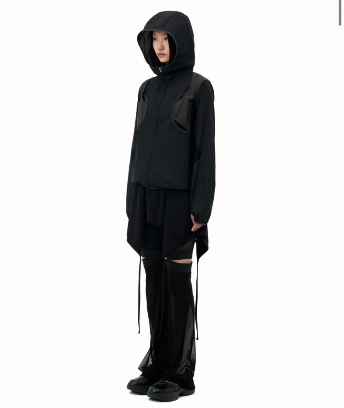 오호스 Seprate Biker Shorts / black 상품이미지4