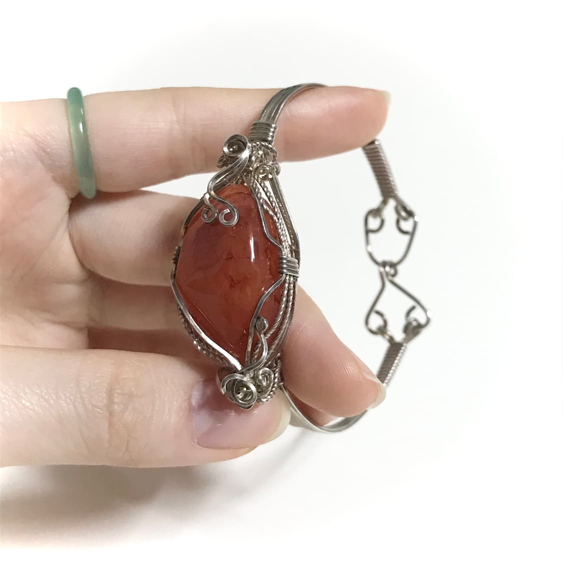 일본 빈티지 원석 팔찌 에스닉 엔틱 히피 모리걸 그런지 페어리 오리엔탈 상품이미지4