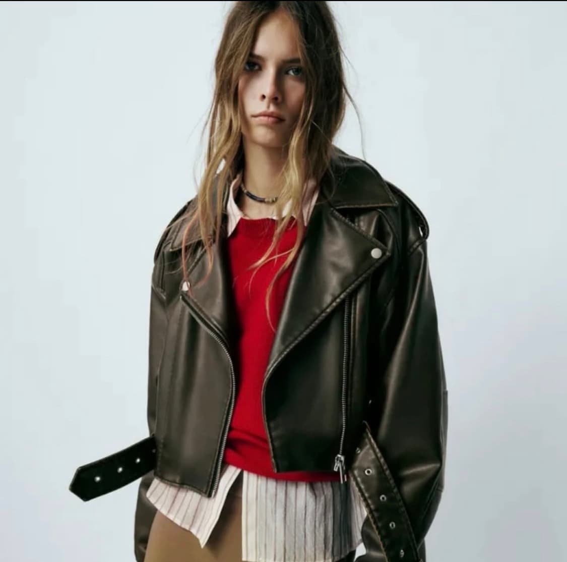 자라 레더자켓 상품이미지2