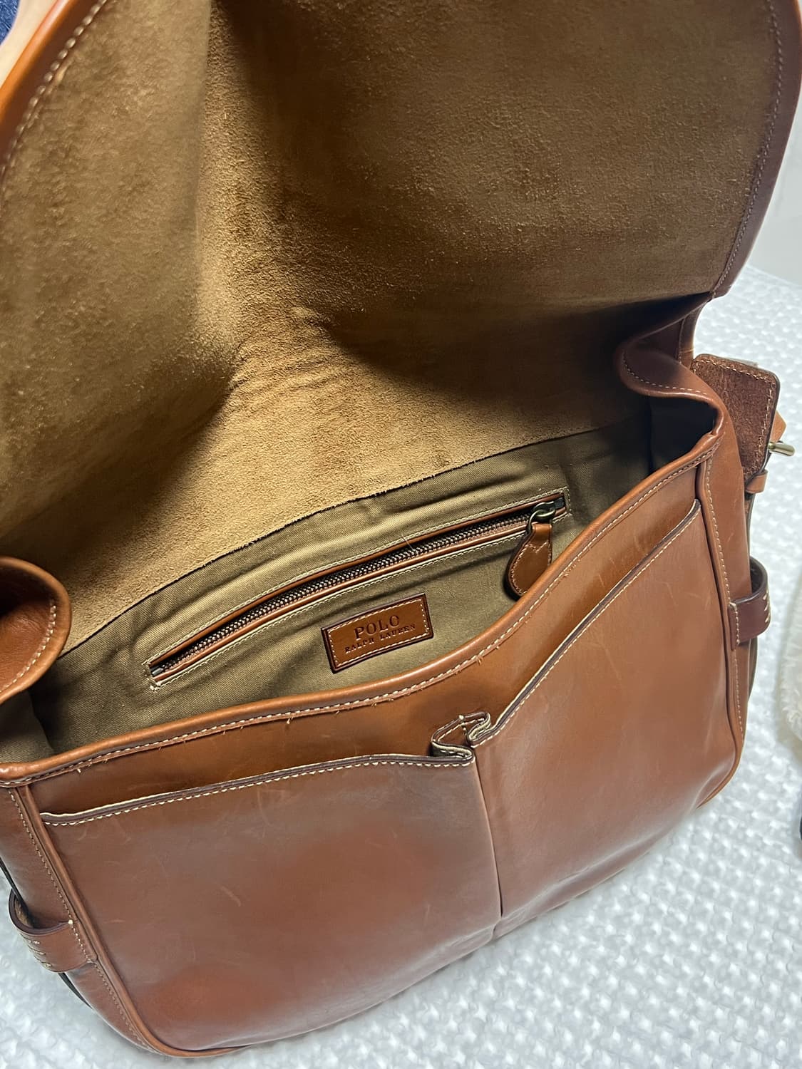 Polo 남성 가죽 가방 상품이미지3