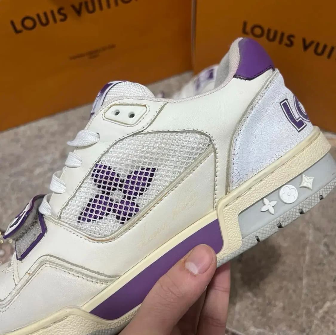 [7사이즈] 루이비통 벨크로 트레이너 스니커즈 상품이미지2