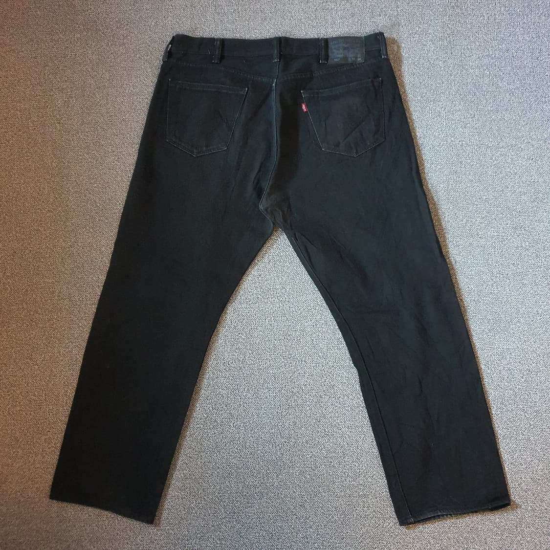 리바이스501 블랙 데님 팬츠 상품이미지7