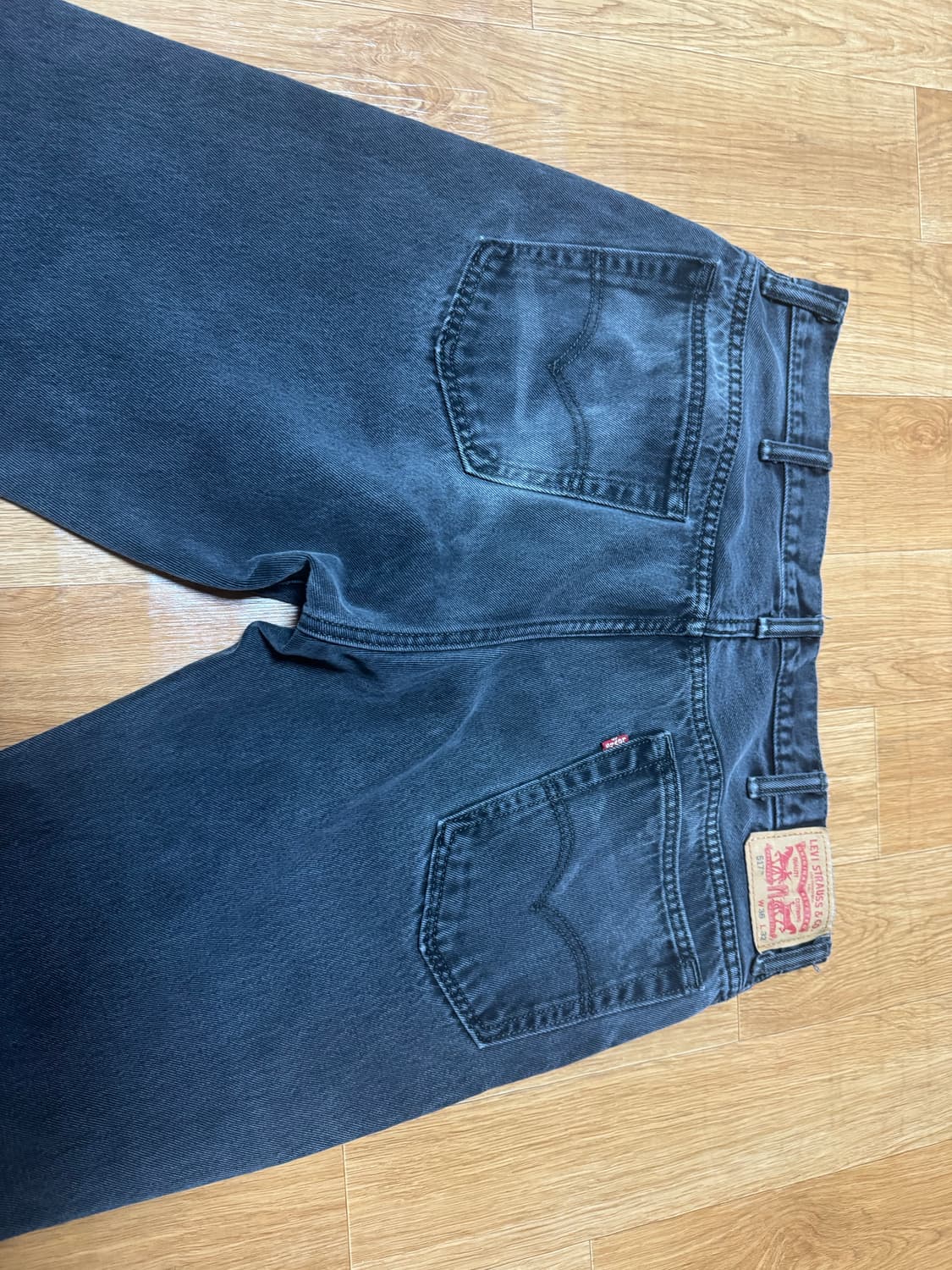 리바이스 517 흑청 블랙 진 38-32 상품이미지3