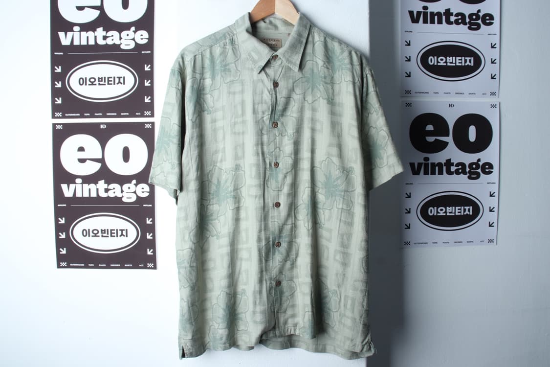 (XL-2XL) 브랜드빈티지 반팔셔츠 남방 90년대 USA-H33478 상품이미지2