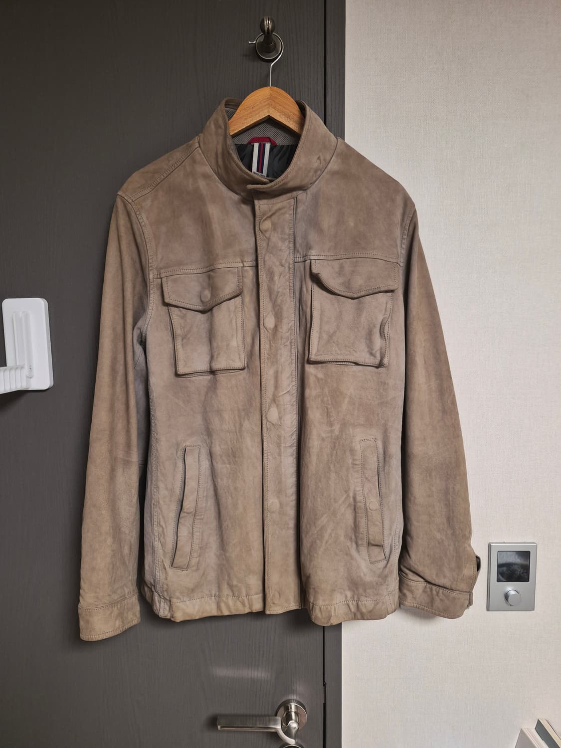 헨리코튼 가죽자켓 상품이미지1