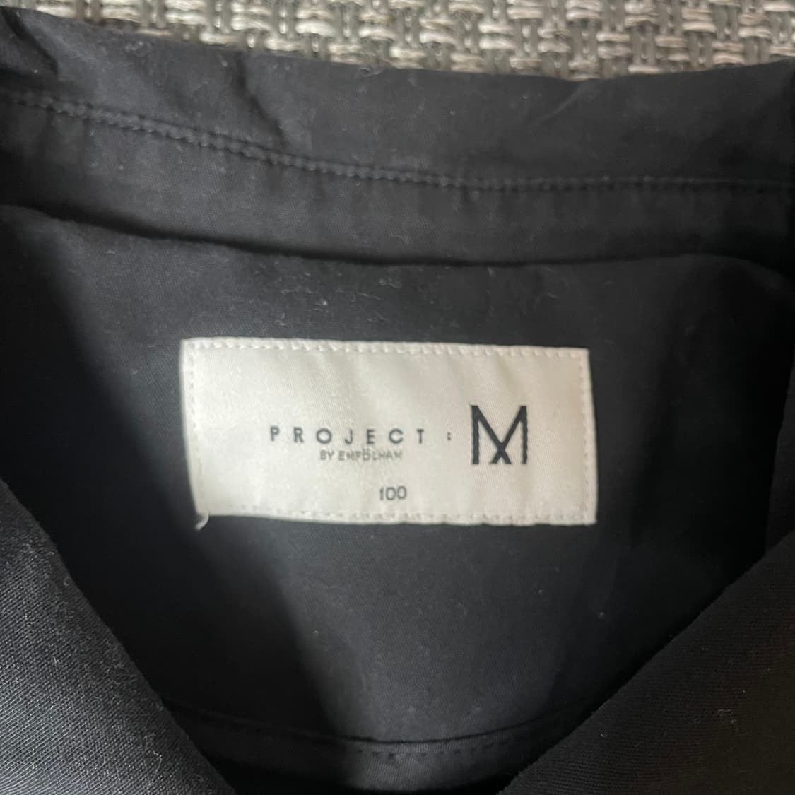 프로젝트 엠 투포켓 코튼 블랙 자켓 100 상품이미지4