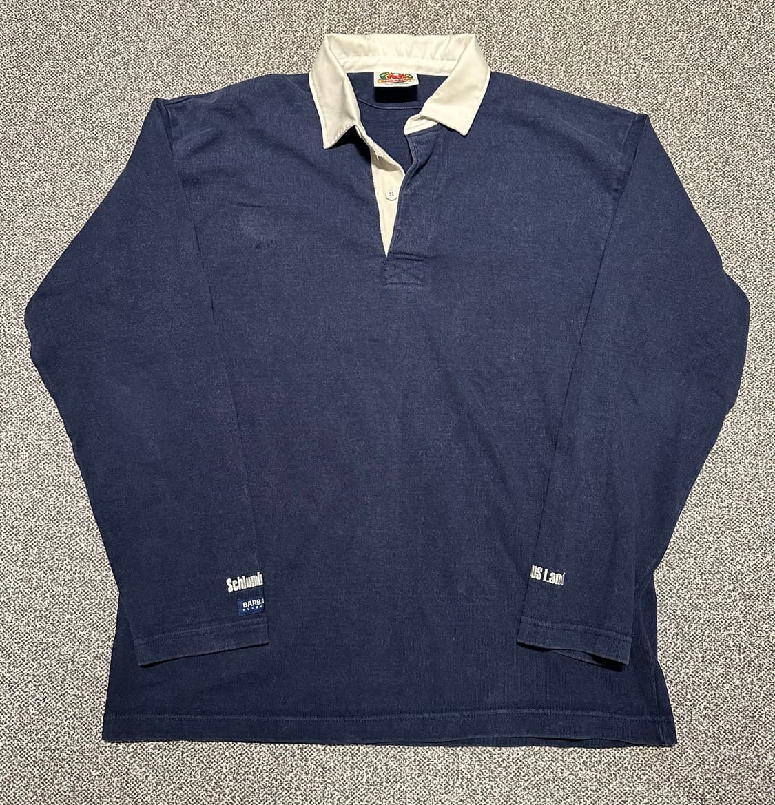 바바리안 럭비 티셔츠 네이비 L 상품이미지1