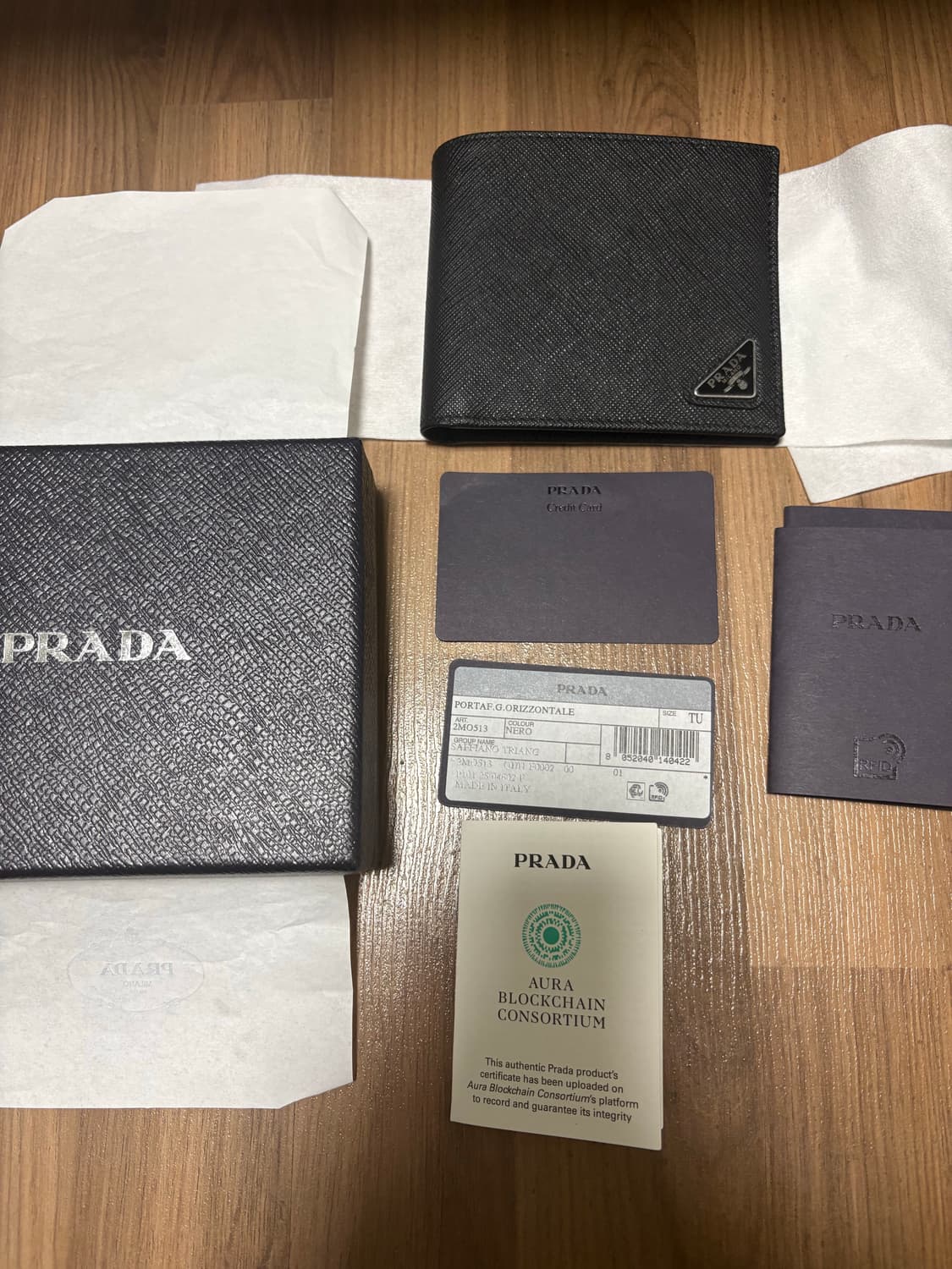 프라다 사피아노 반지갑 상품이미지1