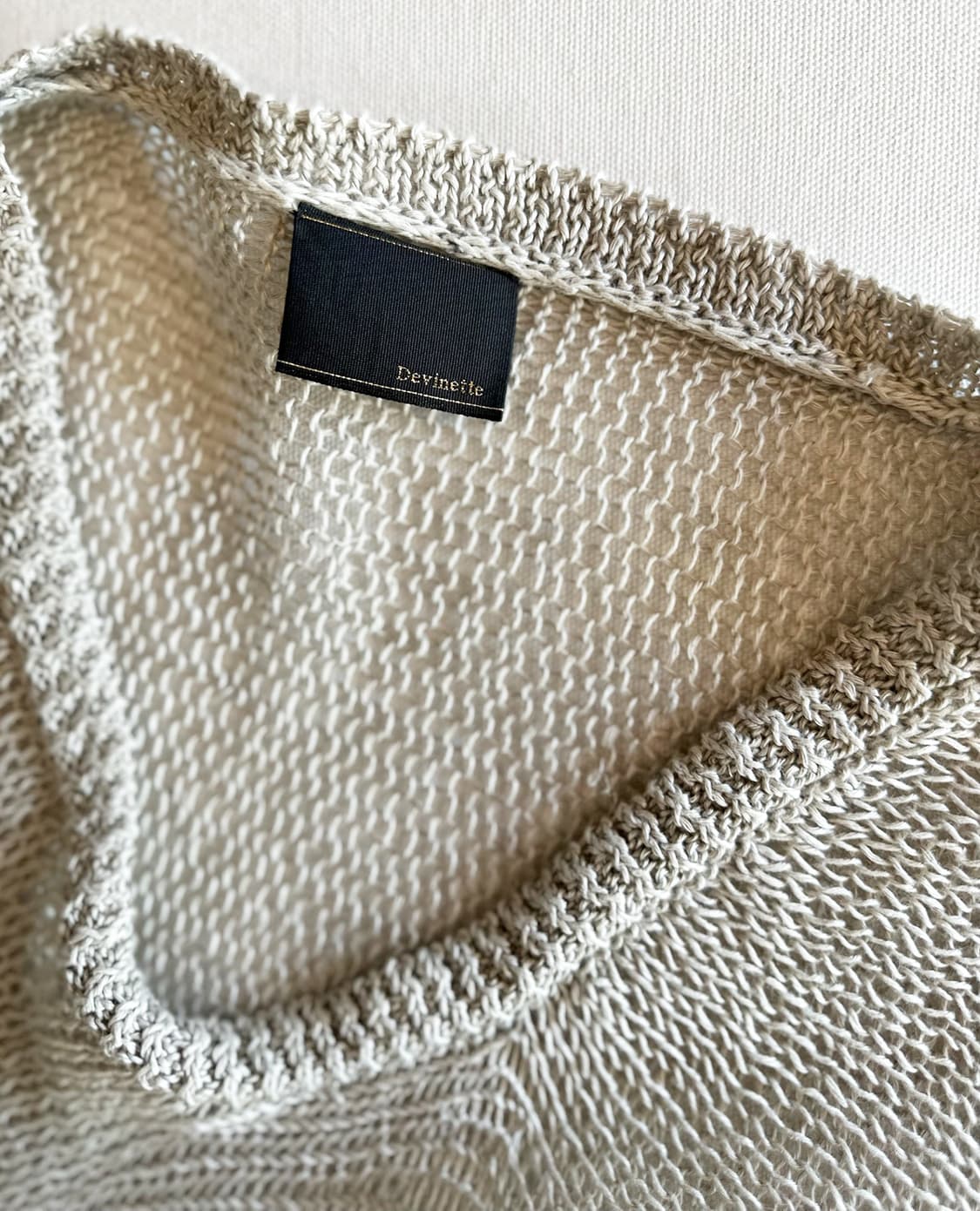 JPV linen long knit top 상품이미지10
