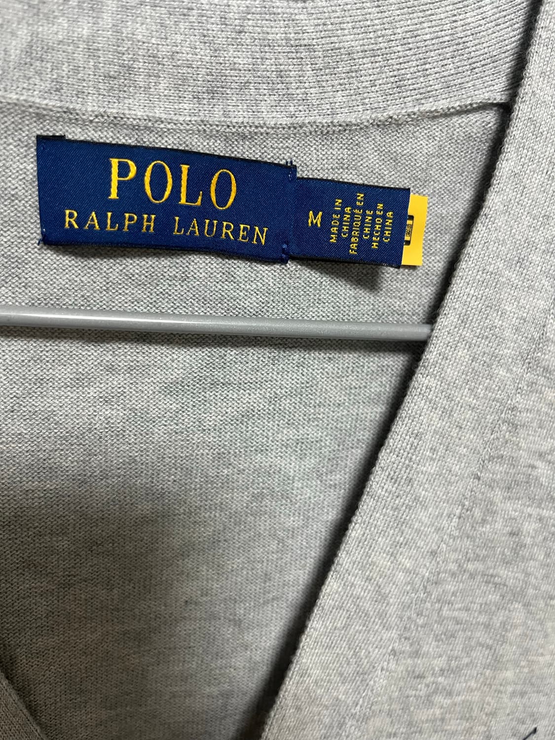폴로 랄프로렌 그레이 가디건 M 상품이미지4