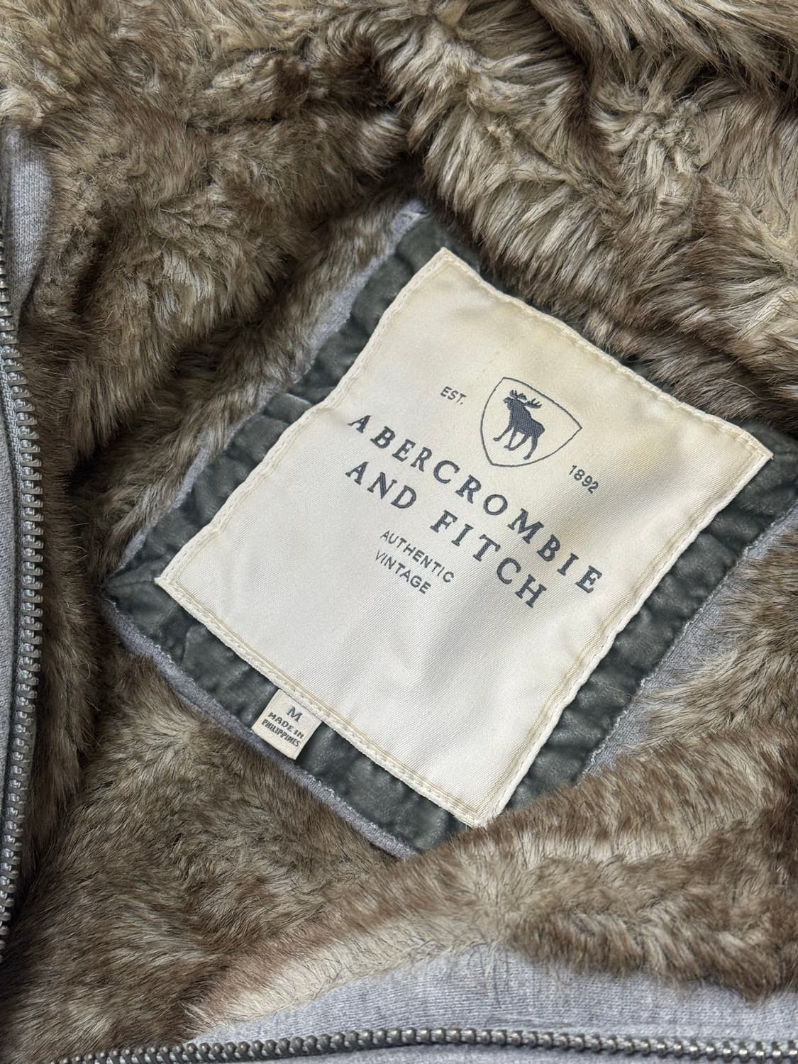 아베크롬비 울프죠 그레이 투웨이 후드집업 상품이미지4