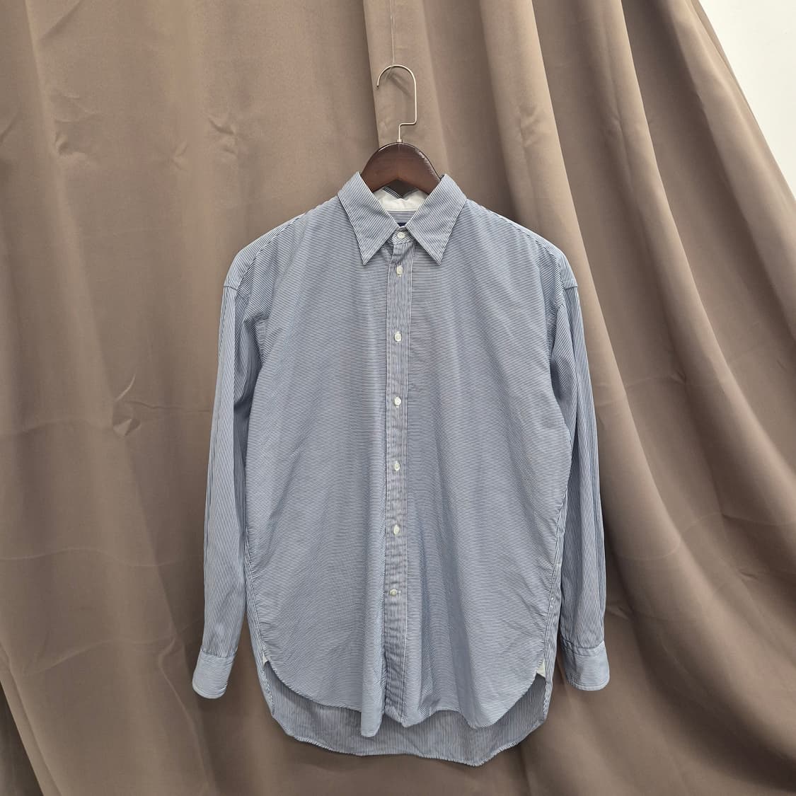 폴로 랄프로렌 보이프렌드 핏 스트라이프 셔츠 6 상품이미지1