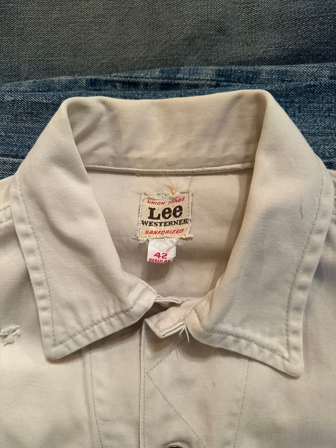 50s USA LEE 빈티지 리 100-J 웨스터너 자켓 rrl 상품이미지4