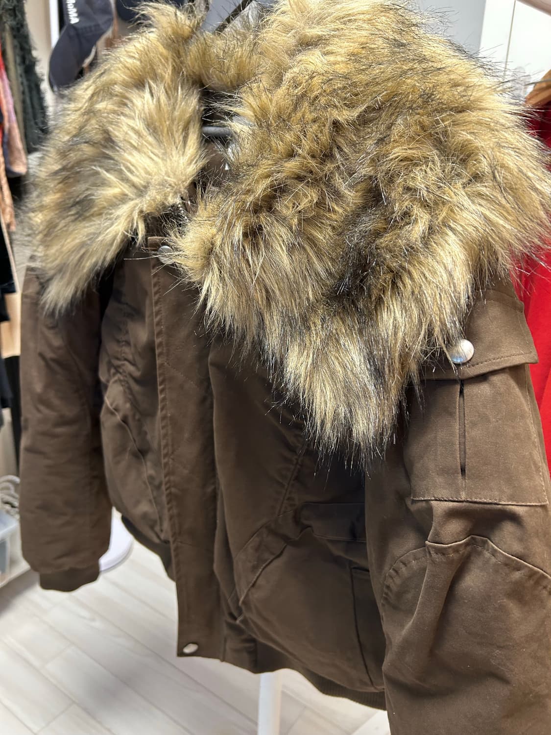 PROD brown faux down jacket 상품이미지7