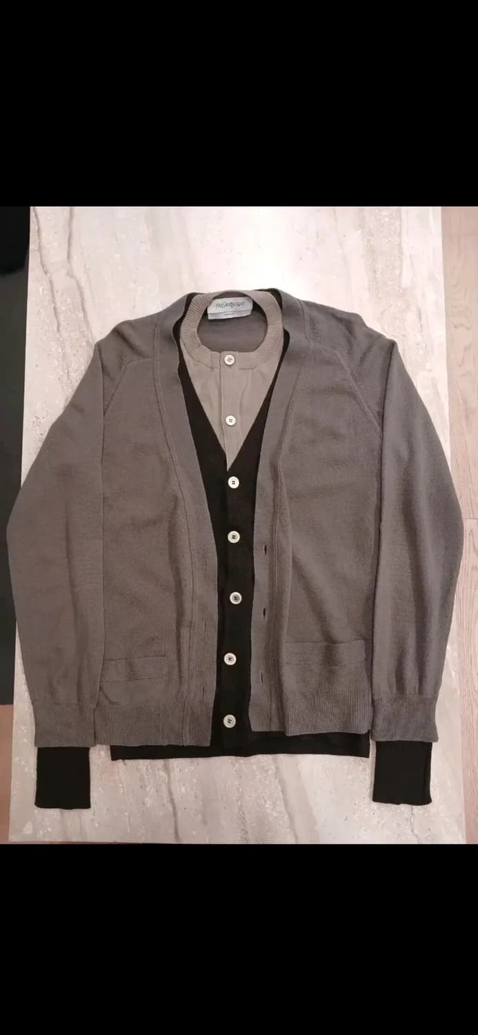 YSL rive gauche LAYERED KNIT CARDIGANS 상품이미지1