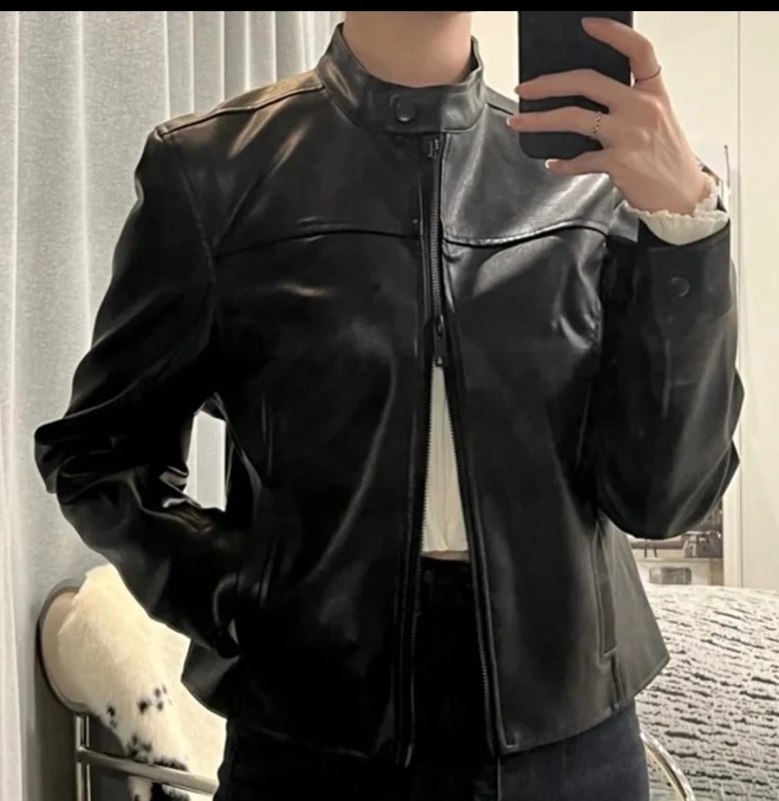 (착샷O)오로 라퍼지포우먼 인시전 레이싱 자켓 상품이미지6