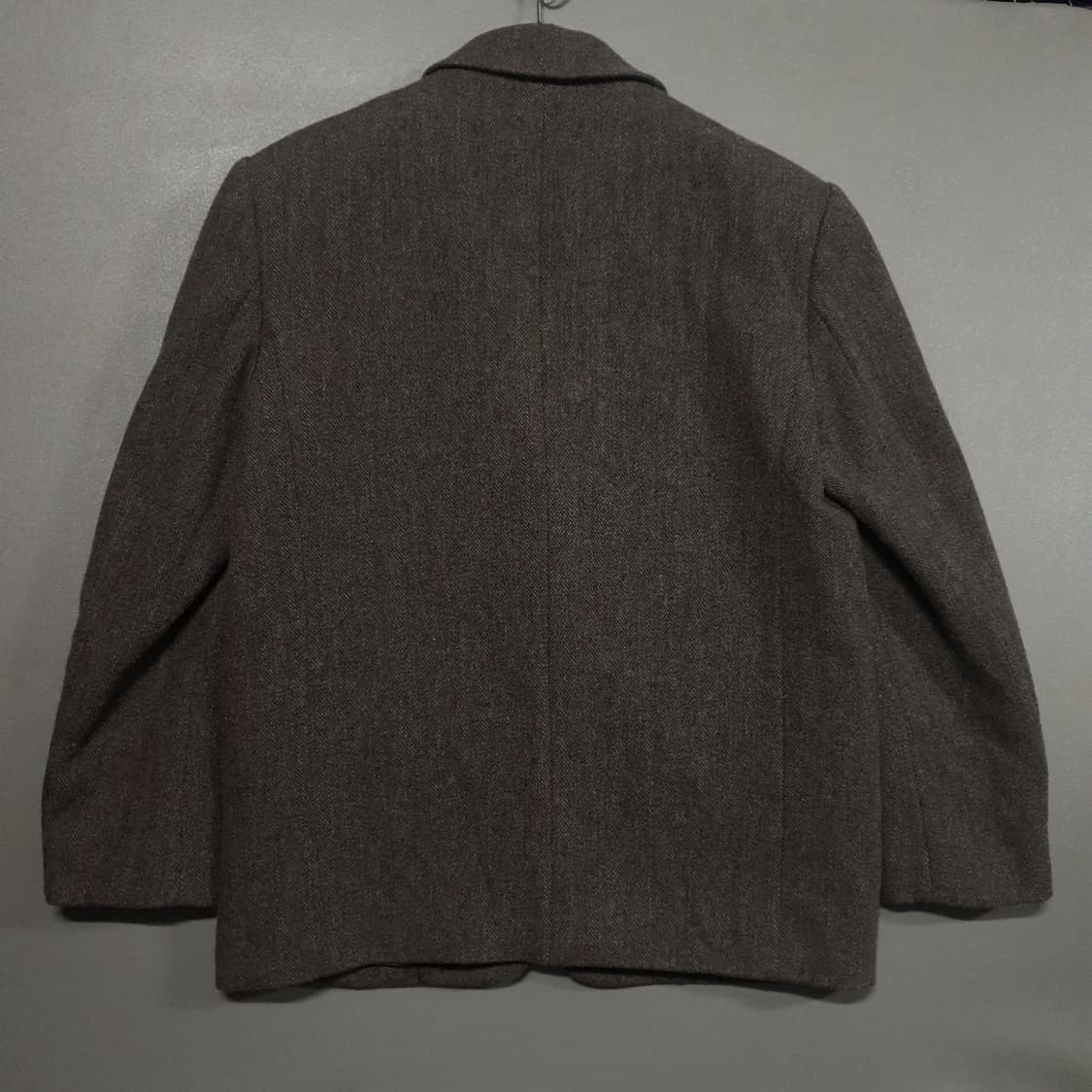 여성 S) 인사일런스 우먼 셔틀랜드 울 자켓 다크 브라운 퓨어 뉴 울마크 상품이미지9