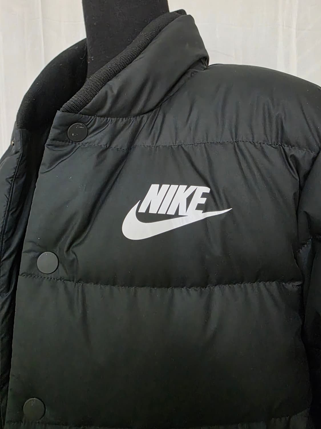 1회착용.S)나이키 다운 숏패딩 점퍼.오리털 점퍼.경량패딩 상품이미지6