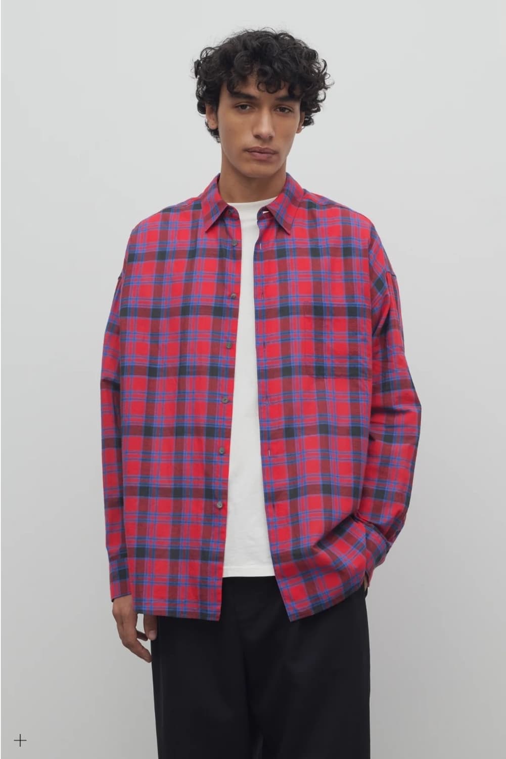 더로우 the row lancaster shirts check S 상품이미지5