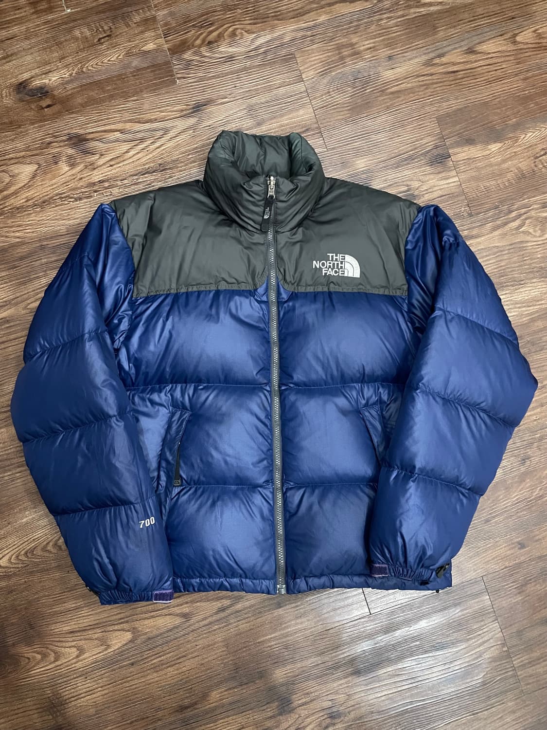 노스페이스 700 눕시 구스다운 푸퍼 패딩 네이비 상품이미지1