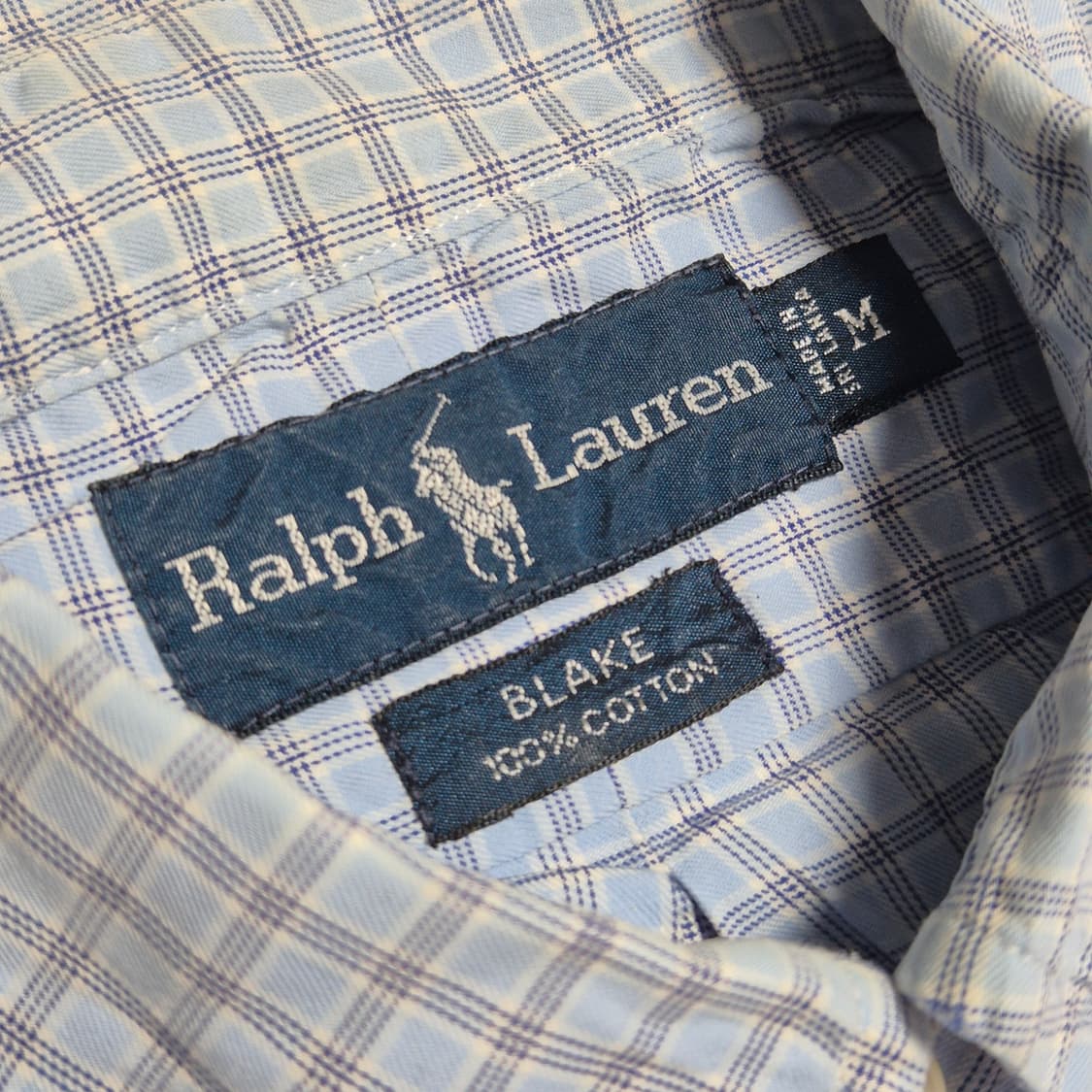 [M] 폴로 박스핏 블레이크 스카이블루 체크 -500 상품이미지3