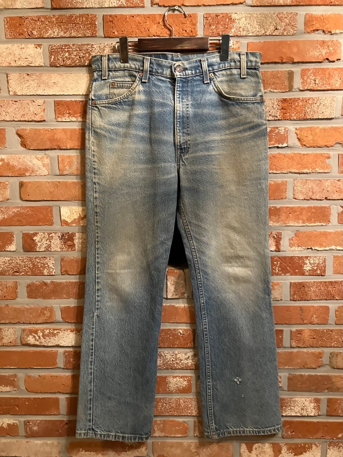 90s USA 빈티지 리바이스 517 오렌지탭 부츠컷 데님 팬츠 상품이미지2