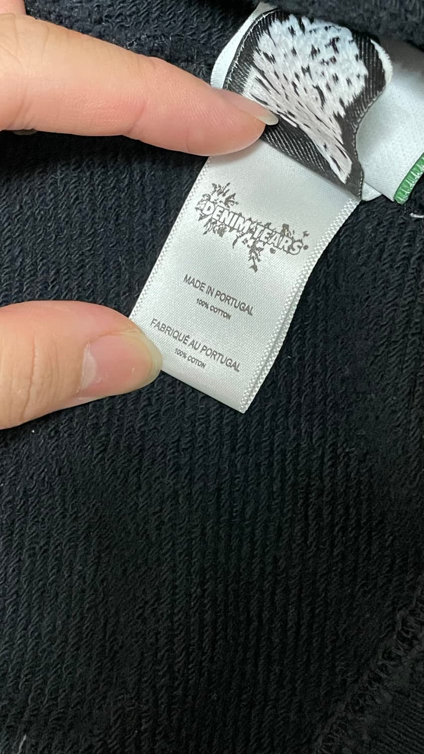 (한국xl정도)데님티어스 후드집업 블랙 xxl 상품이미지7