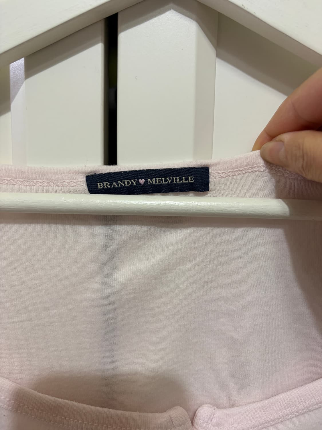 브랜디멜빌 베이비핑크 롱슬리브 젤리탑 상품이미지4