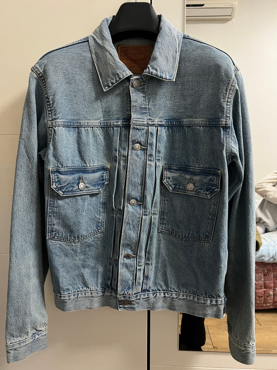 택포29) LVC 1953 타입2 할리퀸 38사이즈 2세대 셀비지 자켓 상품이미지1