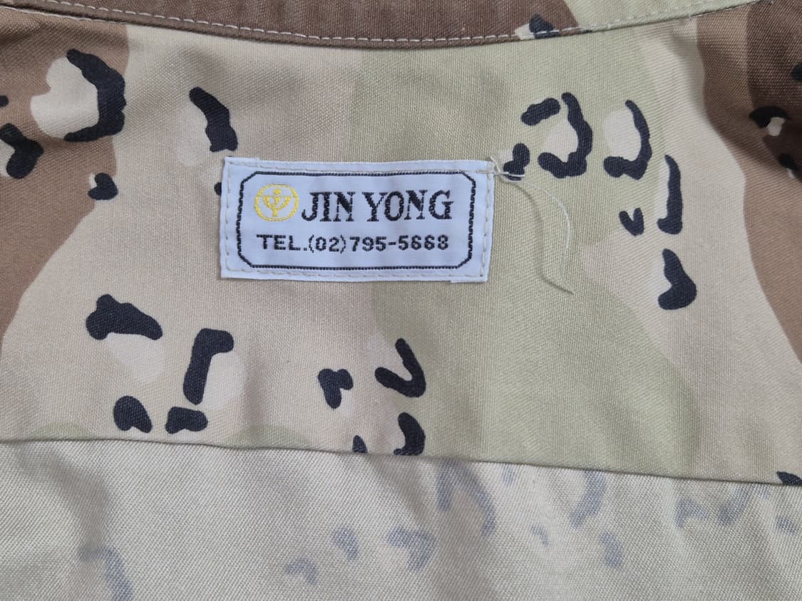 육군 구형 걸프전/상록수 부대 사막복 의무 대위 전투복 상의 자켓 (L) 상품이미지10